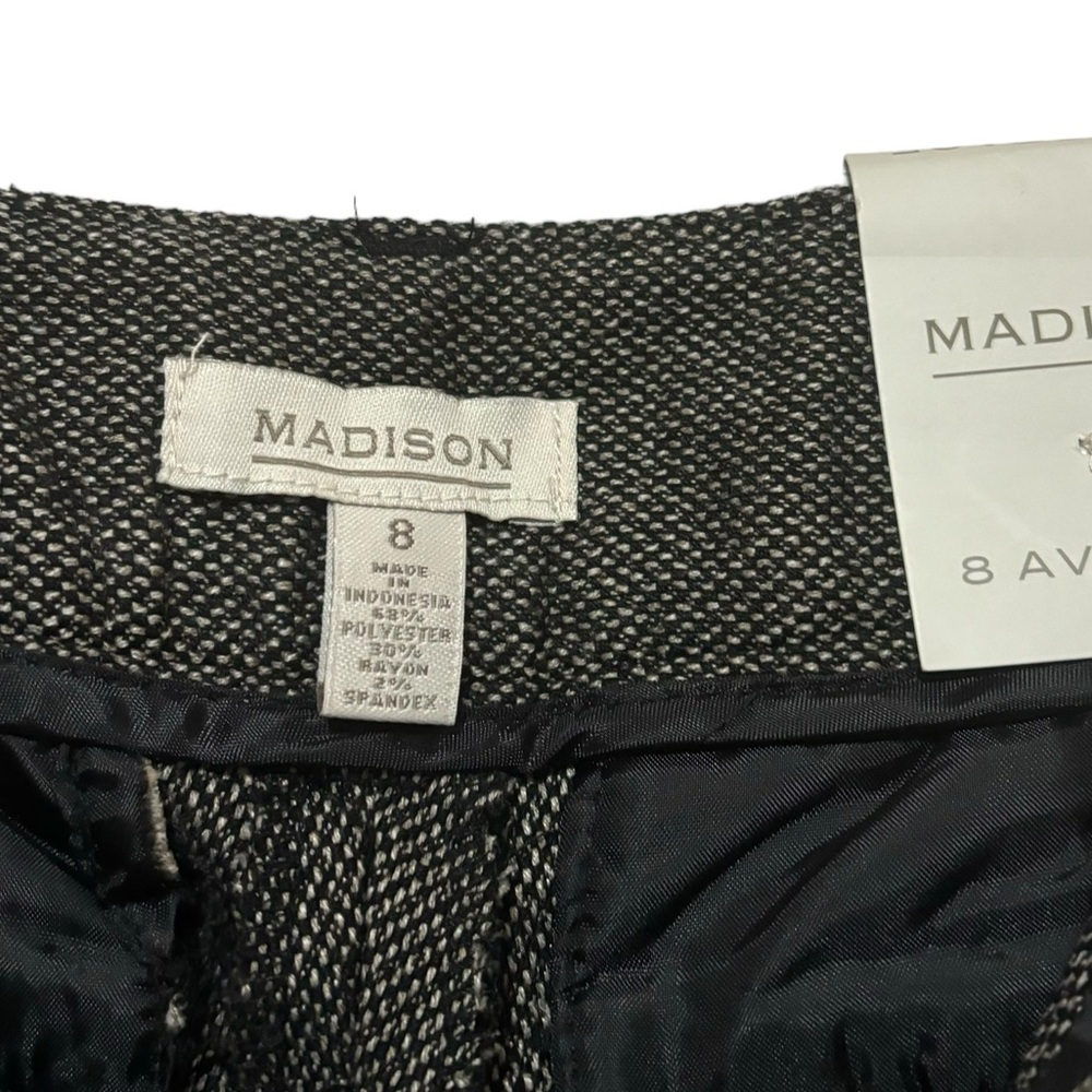 Madison Career Trouser Pants Size 8 Straight Leg Office Workwear Classic NWT - Picture 5 of 16